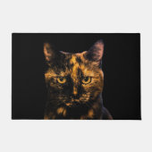 トーチラブデザイン#2美しいトーチキャットドアマ ドアマット (正面)