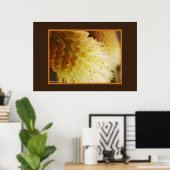 トーチリリーレッド熱いトランプのポーカー花クローズアップ写真 ポスター (ホームオフィス)