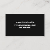 トーチロ吹ゴ付き溶接機 |メタリック 名刺 (裏面)