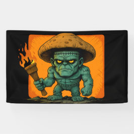 トーチ&テンパー-キノコの獣 横断幕