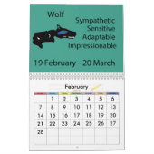 トーテムのカレンダー2013年 カレンダー (2月 2027)