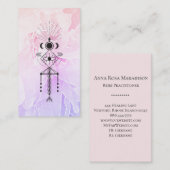 *~*トーテムアイムーンフローラ星学霊気ヨガ 名刺 (正面/裏面)