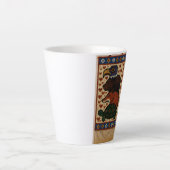 トーテムアニマルビーズ カフェラテマグ (正面)