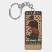 トーテムアニマルビーズ キーホルダー (正面左)