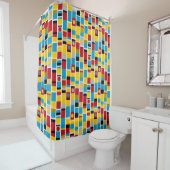 トーテムストライプ シャワーカーテン (インサイチュ)