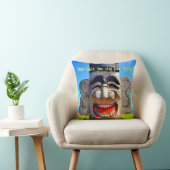 トーテムフはっきりしたローイングウッド顔フォトスマイル引用文 クッション (椅子)