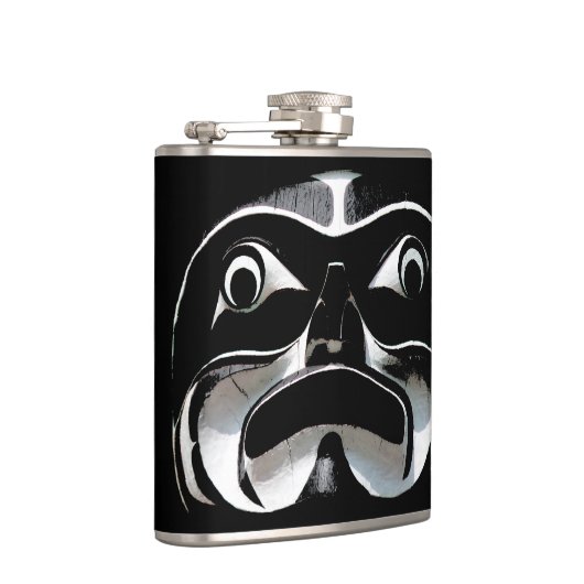 トーテムフラスクカスタムバンクーバートーテムドリンクフラスコ フラスク (右)