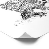 トーテムベアプリント ポスター (角)