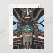 トーテムポールのポストカード ポストカード (正面/裏面)