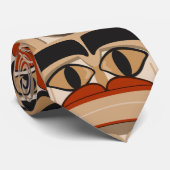 トーテムポールの大きいタイ ネクタイ (ロール)