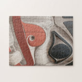 トーテムポールアットハイダ伝統センター博物館 ジグソーパズル (横)