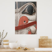 トーテムポールアットハイダ伝統センター博物館 ポスター (キッチン)