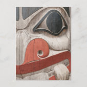 トーテムポールアットハイダ伝統センター博物館 ポストカード (正面)