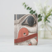 トーテムポールアットハイダ伝統センター博物館 ポストカード (スタンド正面)