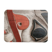 トーテムポールアットハイダ伝統センター博物館 マグネット (横)