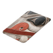 トーテムポールアットハイダ伝統センター博物館 マグネット (左側)