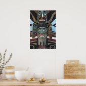 トーテムポール壁ポスター ポスター (キッチン)