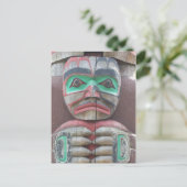 トーテムポール詳細 ポストカード (スタンド正面)