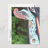 トーテムポール詳細 ポストカード (正面/裏面)