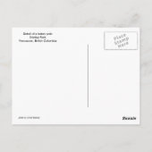 トーテムポール詳細 ポストカード (裏面)