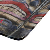 トーテムポール顔サンダー_コーブ カッティングボード (角)