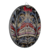 トーテムポール顔サンダー_コーブ ダーツボード (正面左)