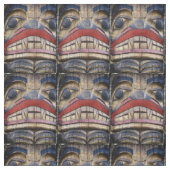 トーテムポール顔サンダー_コーブ ファブリック (見本)