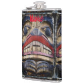 トーテムポール顔サンダー_コーブ フラスク (左)