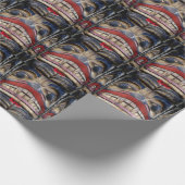 トーテムポール顔サンダー_コーブ ラッピングペーパー (角)