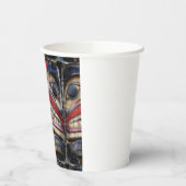 トーテムポール顔サンダー_コーブ 紙コップ (左)