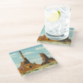 トーテムポール ガラスコースター (アングル)