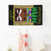 トーテムルアウ（ハワイ式宴会）ハッピーバースデー 横断幕 (インサイチュ)