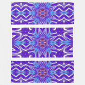 トーテムワイルドフラワー10 フリースブランケット (正面)