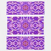 トーテムワイルドフラワー11 フリースブランケット (正面)