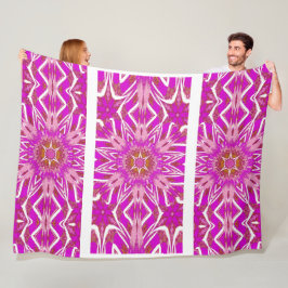 トーテムワイルドフラワー12 フリースブランケット