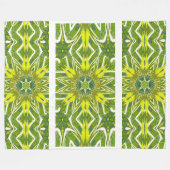 トーテムワイルドフラワー13 フリースブランケット (正面(横))