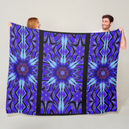 トーテムワイルドフラワー3 フリースブランケット