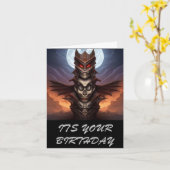 トーテム誕生日カード カード (黄色い花)