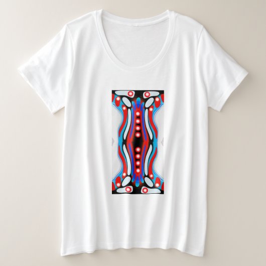 トーテム プラスサイズTシャツ (デザイン正面)