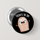 トーデイの日トープンおもしろいダークBG 缶バッジ (正面&裏面)