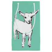 トートあなたのヤギのギフトバッグ スモールペーパーバッグ (正面)