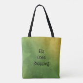 トートこうもり – 彼女はショッピング トートバッグ (裏面)