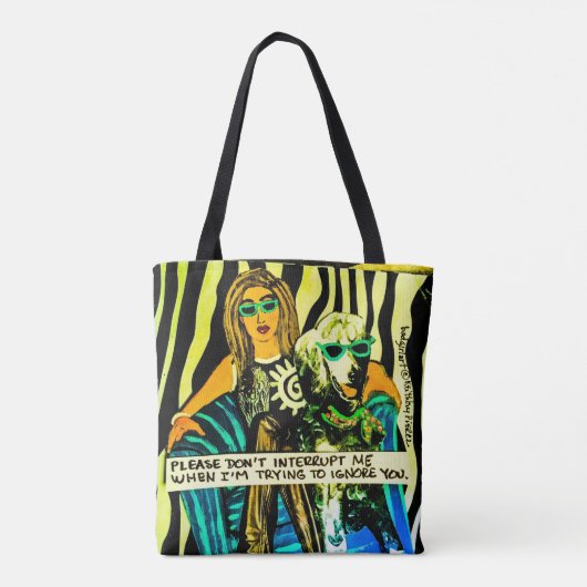 トートのバッグより多くの人々私は会います多くに私は私好みます トートバッグ (裏面)