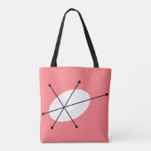 トートの上に輝くピンク トートバッグ (裏面)