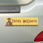 トートのMcGoatsのバンパーステッカー バンパーステッカー (車上)