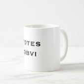 トートのobviのコーヒー・マグ コーヒーマグカップ (正面右)