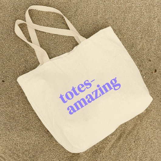 トートアメージング薄紫引用文アートトートバッグ ラージトートバッグ