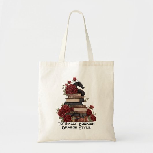 トートアリーブックッシュドラゴンスタイルトートバッグ トートバッグ (正面)