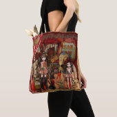 トートアートバッグ – フリークショー トートバッグ (クローズアップ)