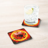 トートゥートカボチャ…怖いハロウィーンの飲み物用コースター コースター (右側)